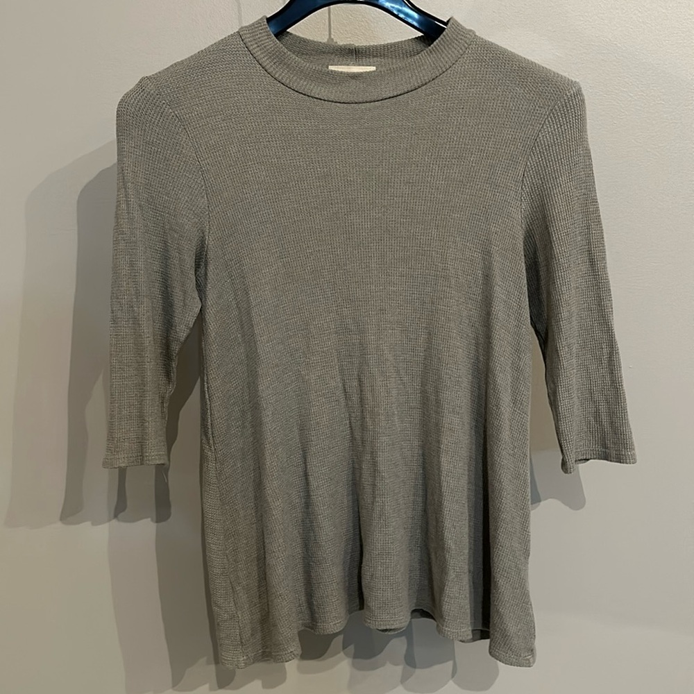 ModCloth thermal 3/4 sleeve top